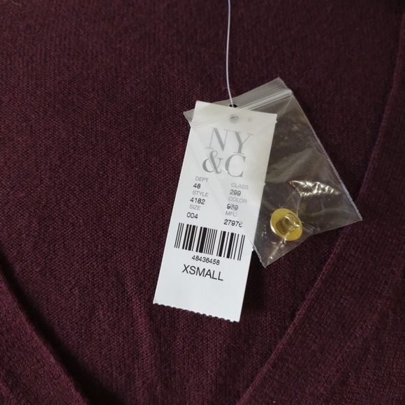 New With Tags Seventh Avenue Cotton Blend Cardigan Size Extra Small - Picture 2 of 3